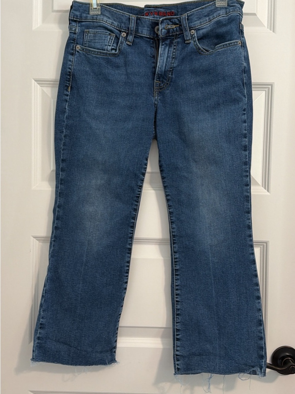 Girls Lucky Brand Blue Denim Flare Jeans - 8/29
